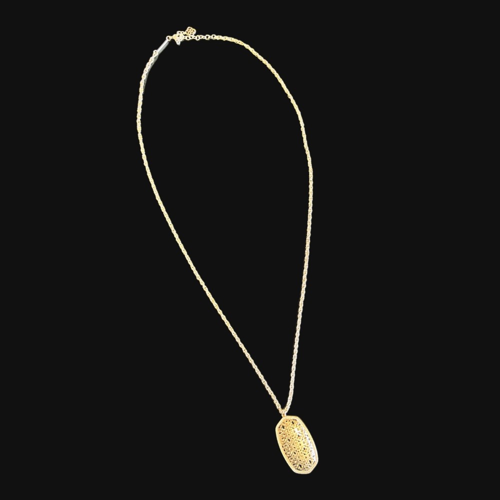 Kendra Scott Rae 14K Gold Plated Filigree Necklace